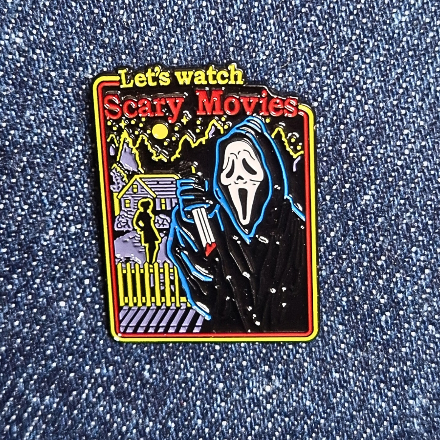 Horror Inspired Pin Badges