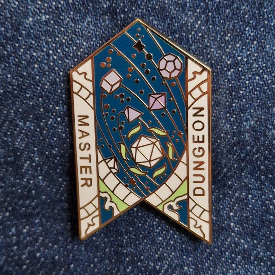 Dungeons & Dragons Inspired Pin Badges