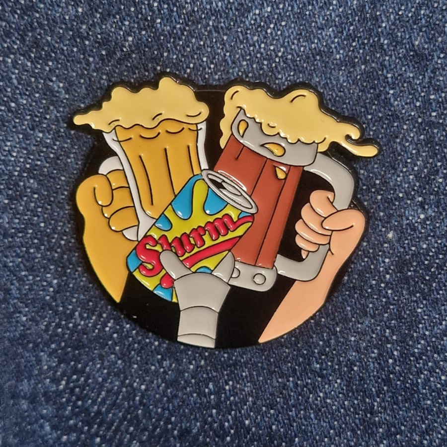 Futurama Inspired Pin Badges