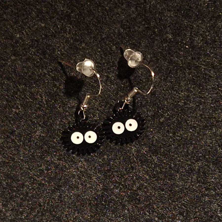 Black Soot Sprite Earrings
