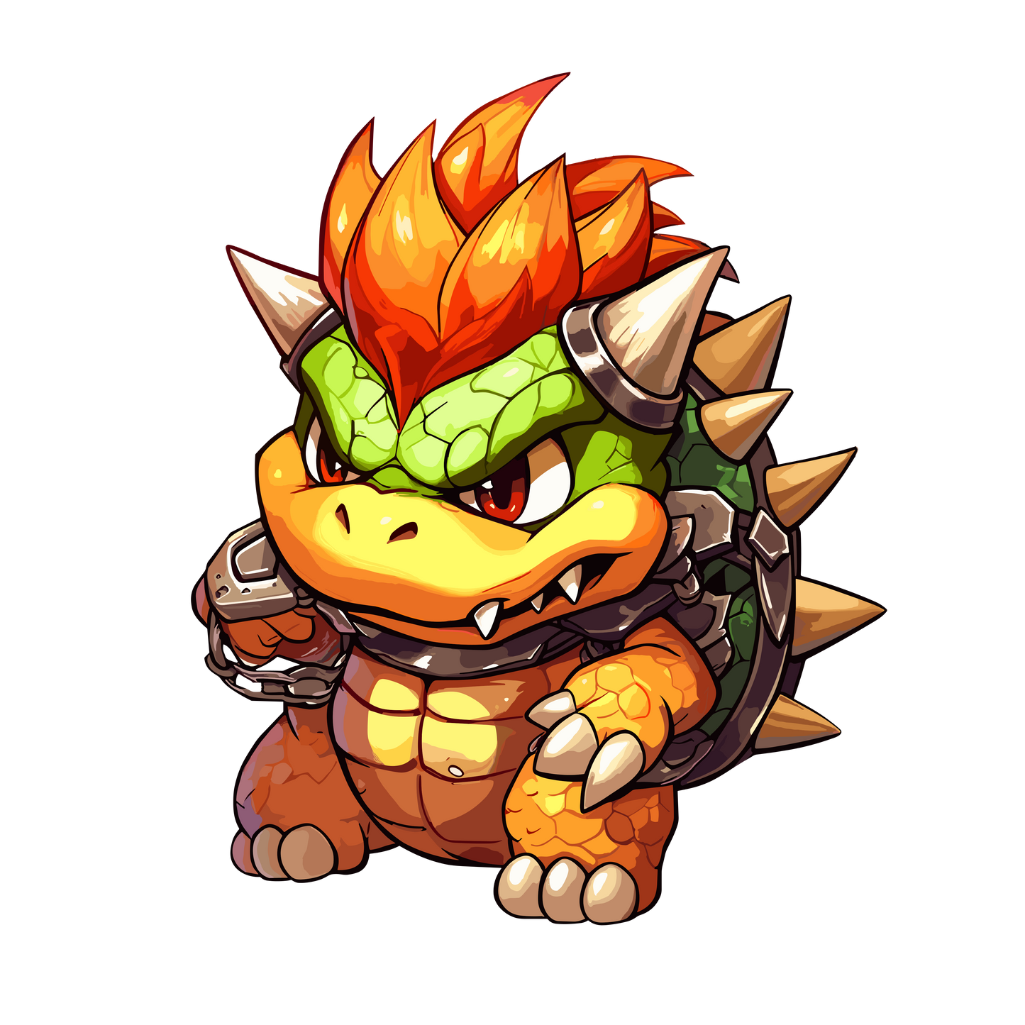 Chibi Super Mario Inspired Stickers