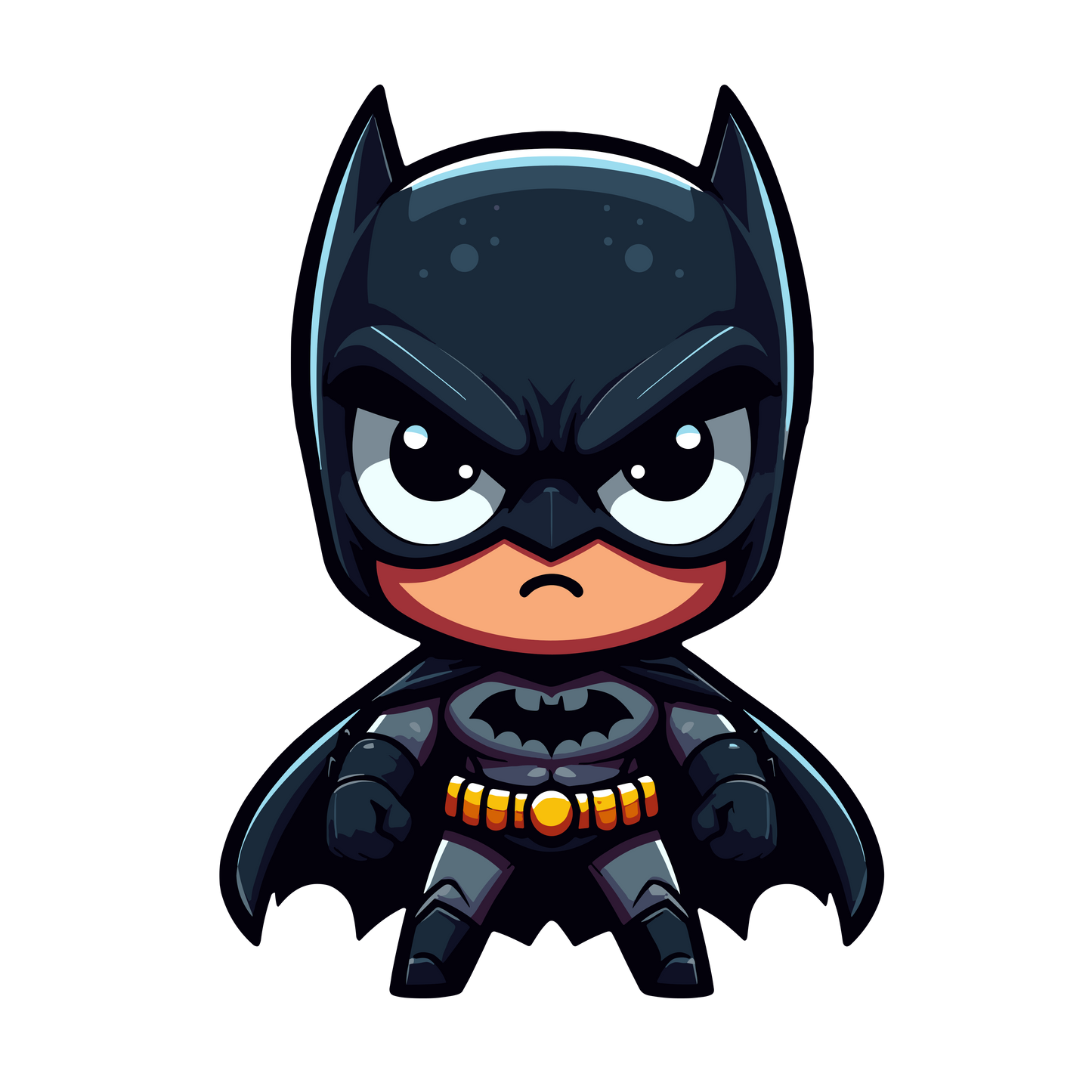 Chibi DC Comics Inspired Stickers