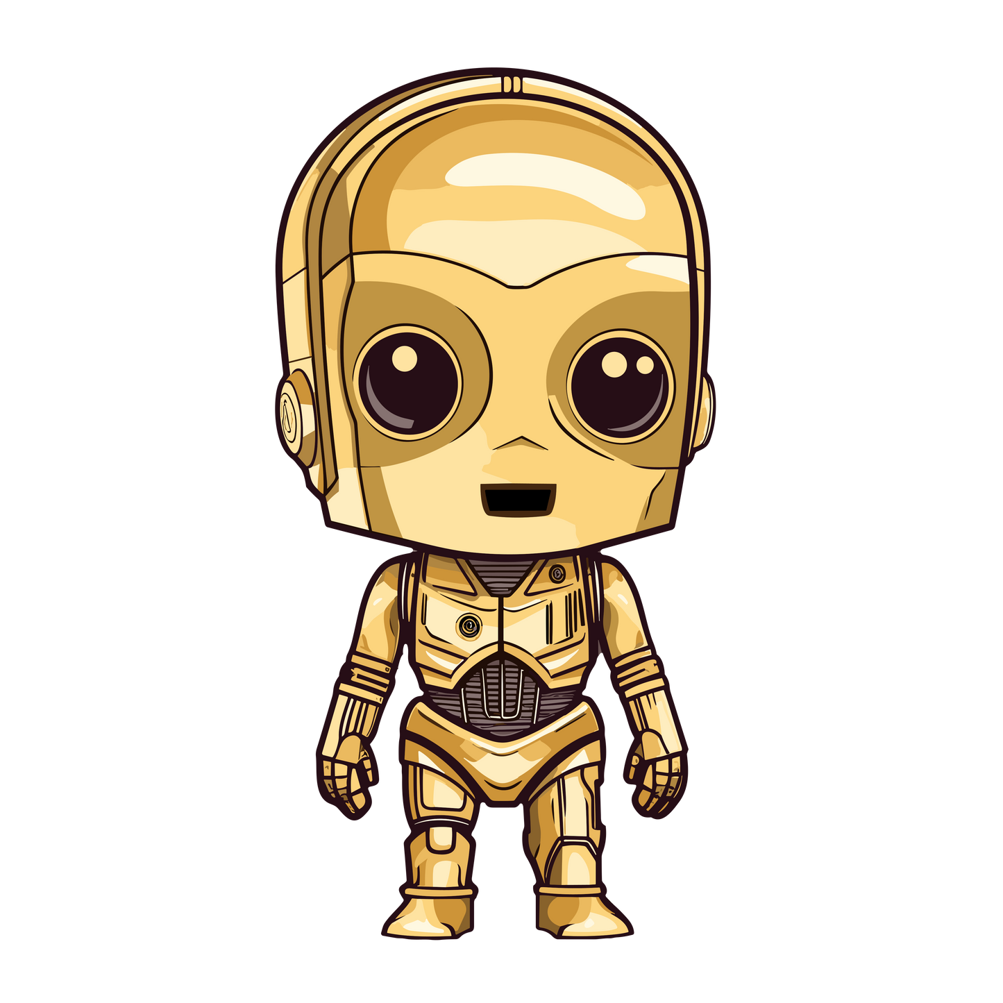 Chibi Star Wars Inspired Stickers