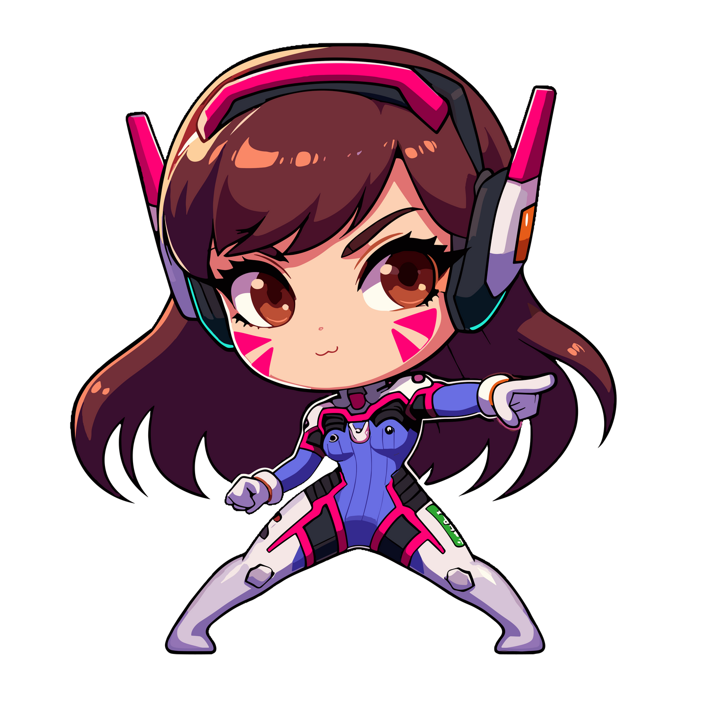 Chibi Overwatch Inspired Stickers