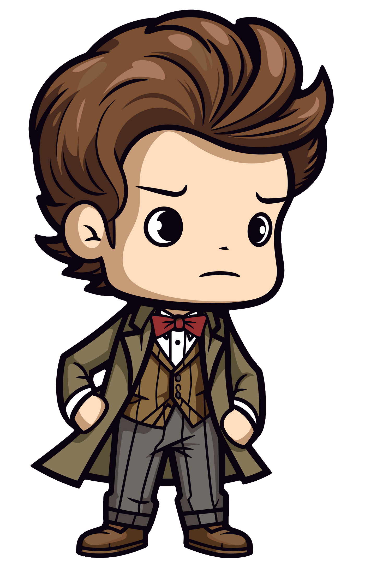 Chibi Doctor Who Inspired Stickers