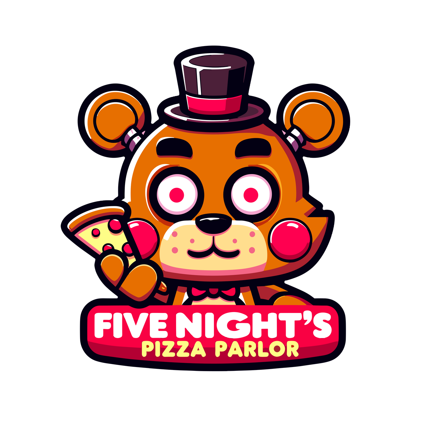 Chibi Five Nights at Freddy's Inspired Stickers