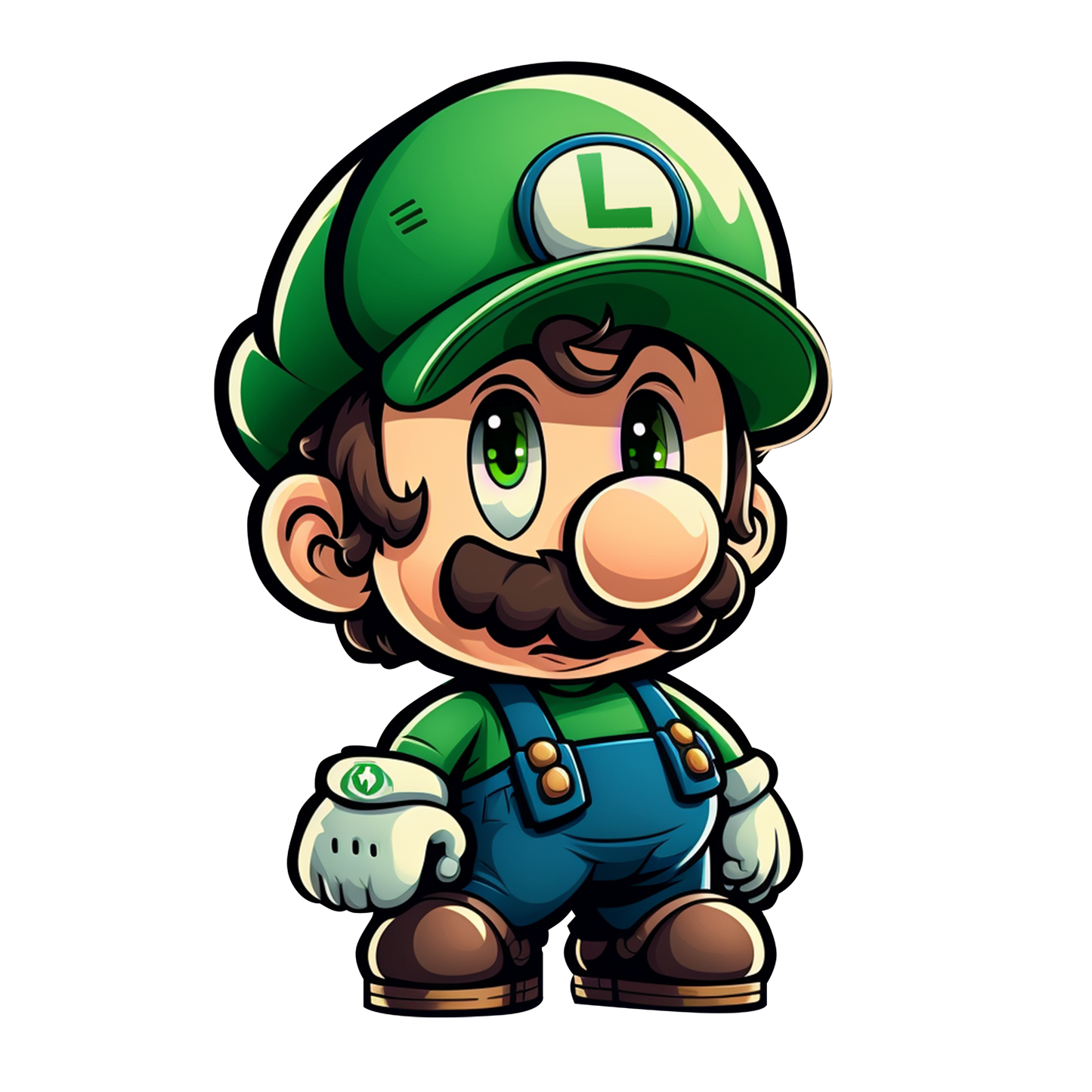 Chibi Super Mario Inspired Stickers
