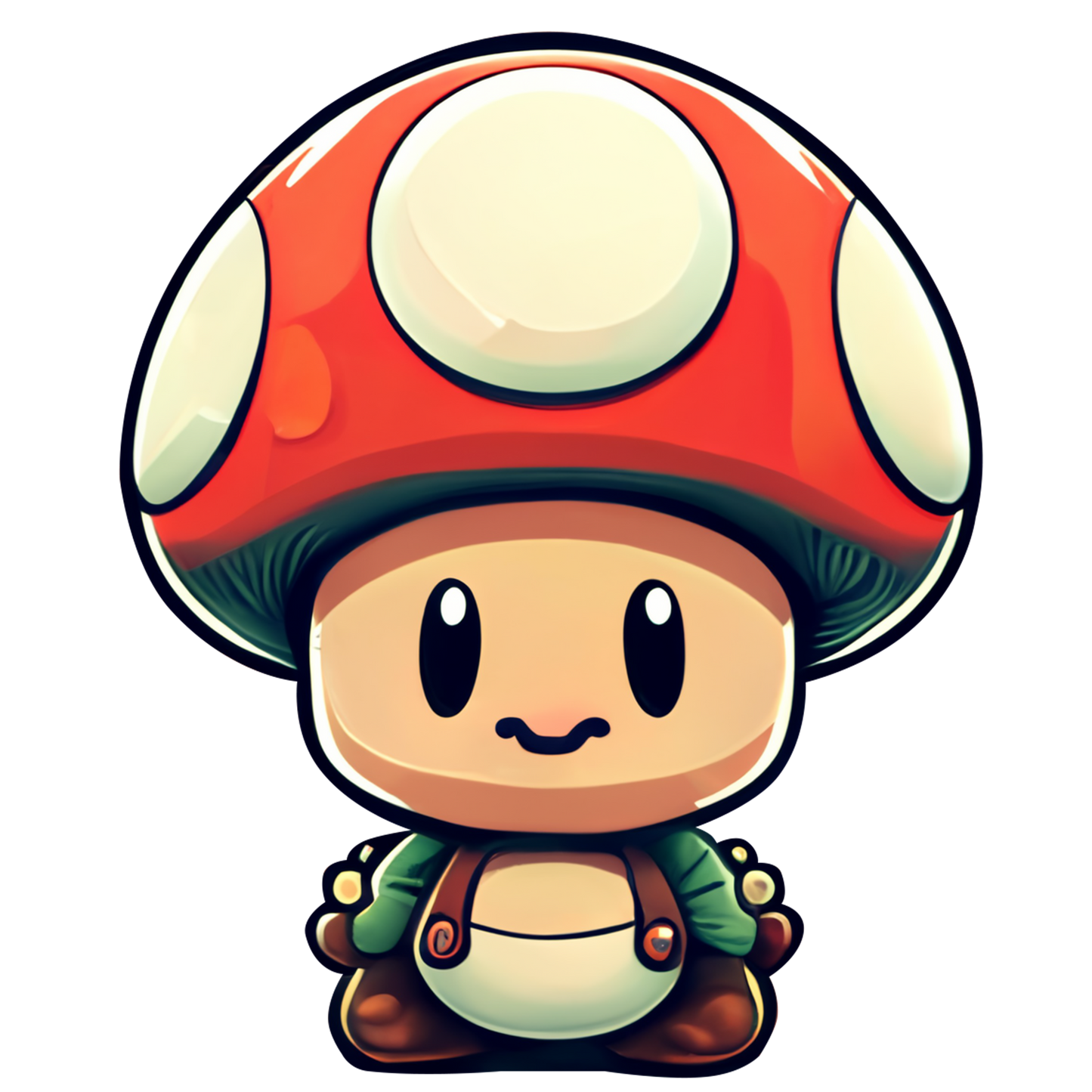 Chibi Super Mario Inspired Stickers