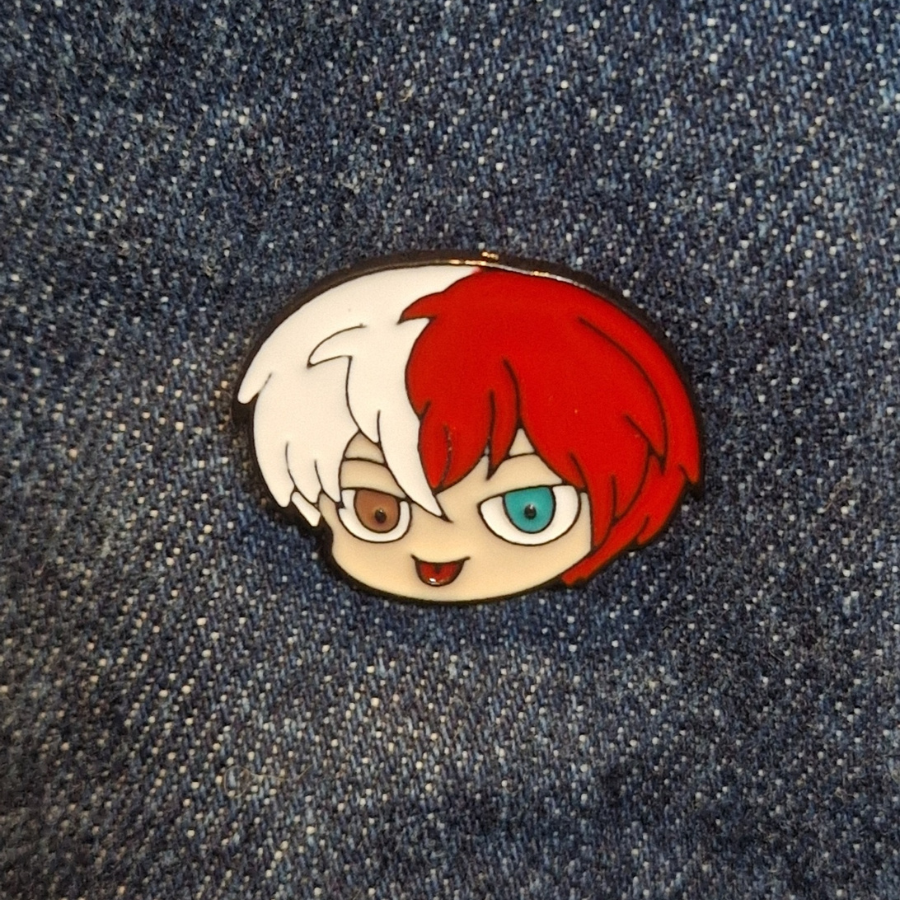 My Hero Academia Inspired Pin Badges