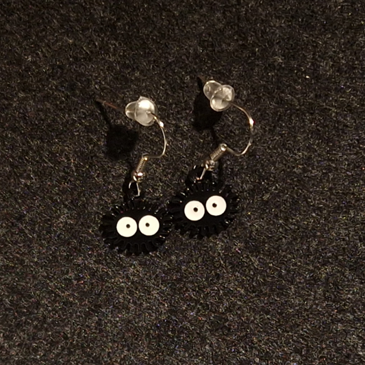 Black Soot Sprite Earrings