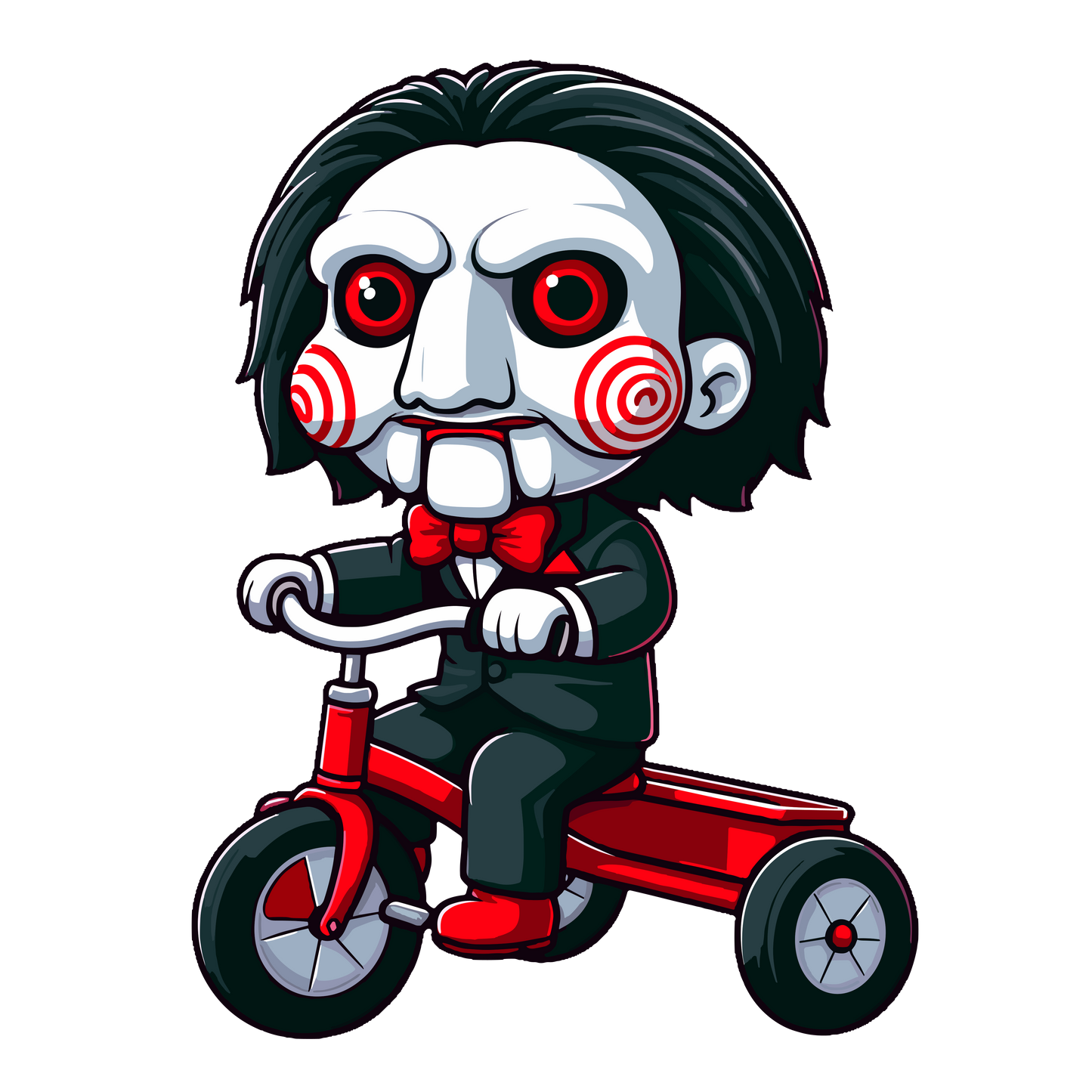 Chibi Horror Movie Killers Inspired Stickers