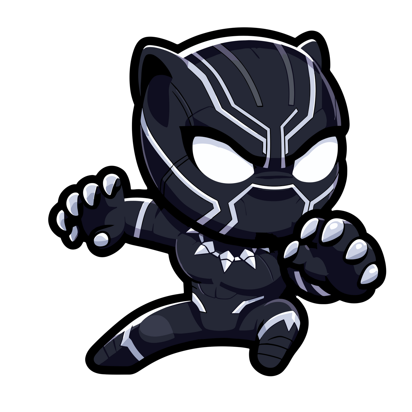 Chibi Marvel Comics Inspired Stickers
