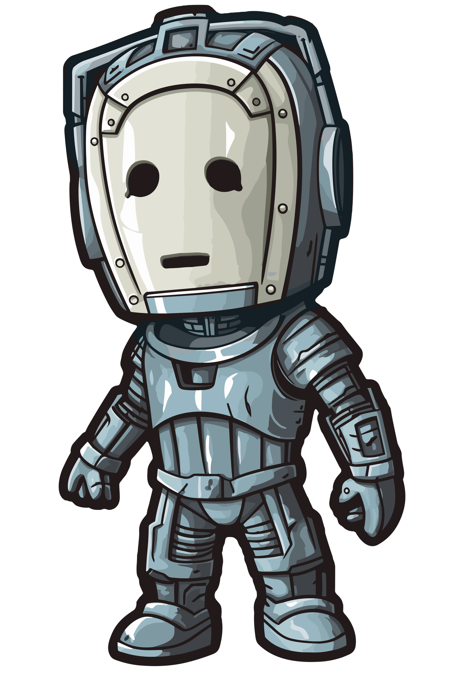 Chibi Doctor Who Inspired Stickers