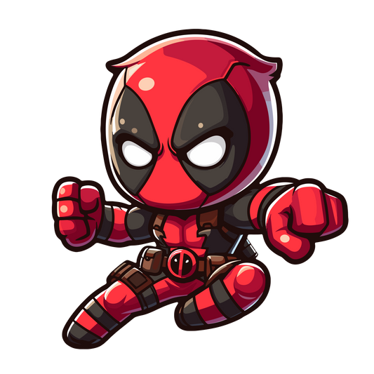 Chibi Marvel Comics Inspired Stickers