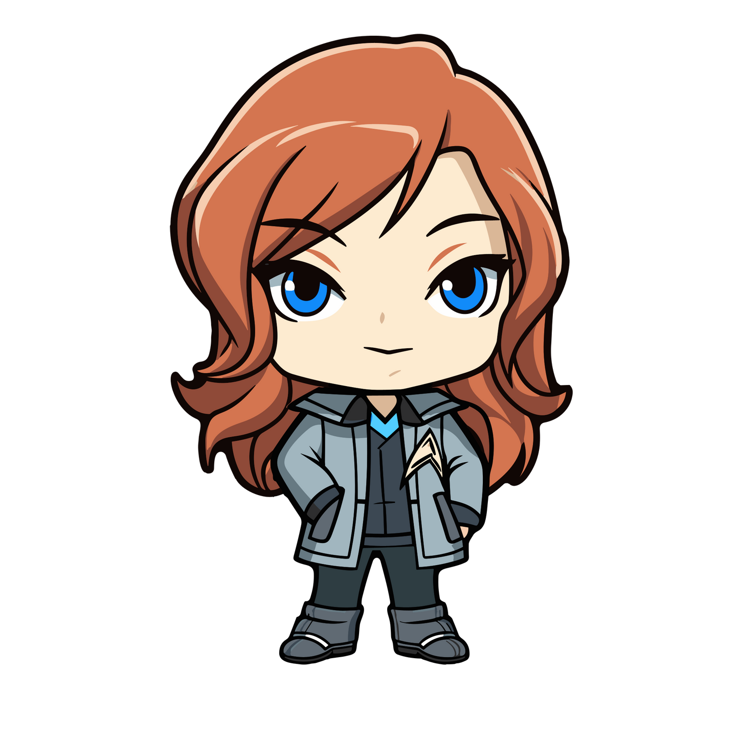 Chibi Star Trek The Next Generation Inspired Stickers