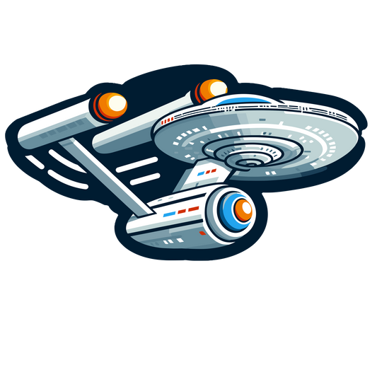 Chibi Star Trek The Next Generation Inspired Stickers