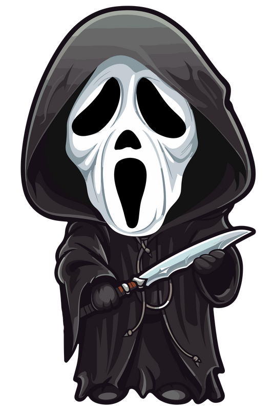 Chibi Horror Movie Killers Inspired Stickers