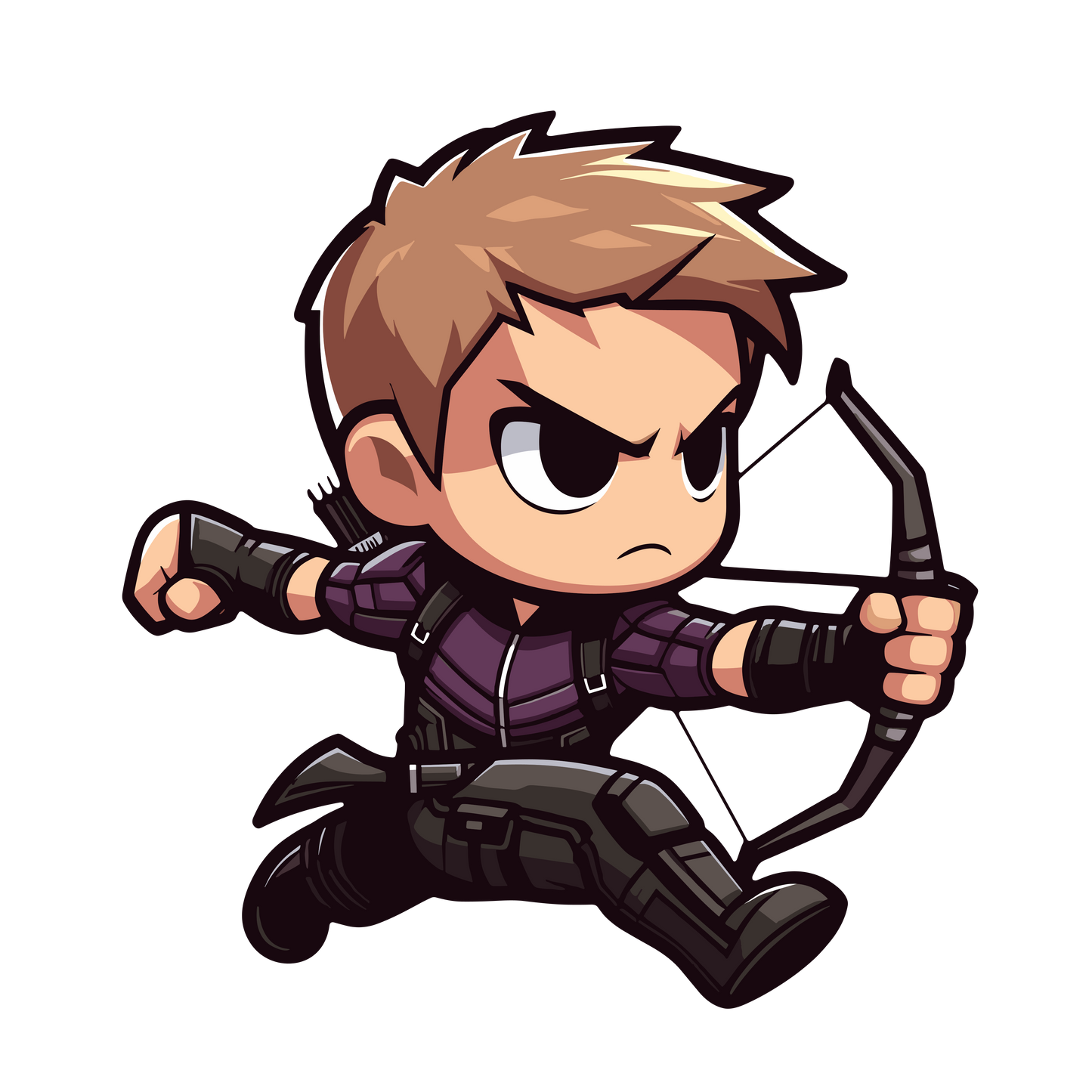 Chibi Marvel Comics Inspired Stickers