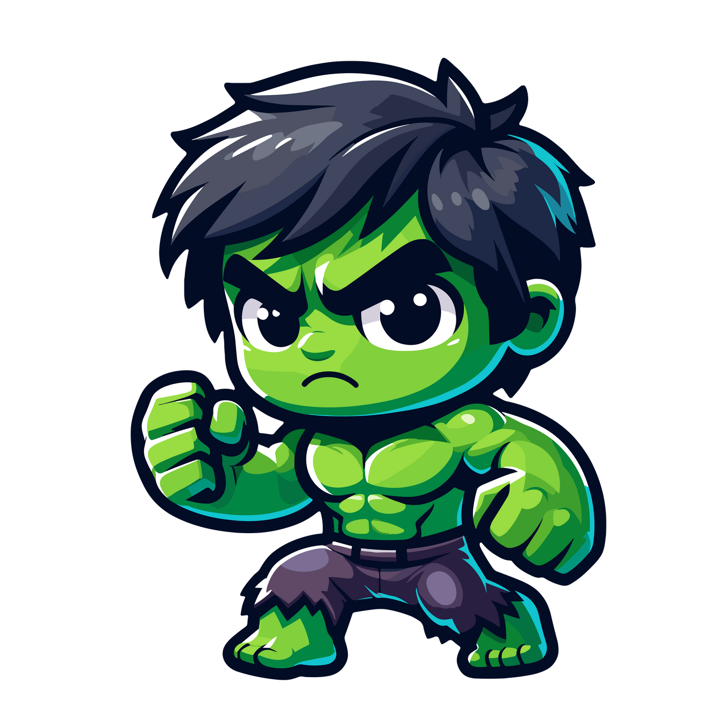 Chibi Marvel Comics Inspired Stickers