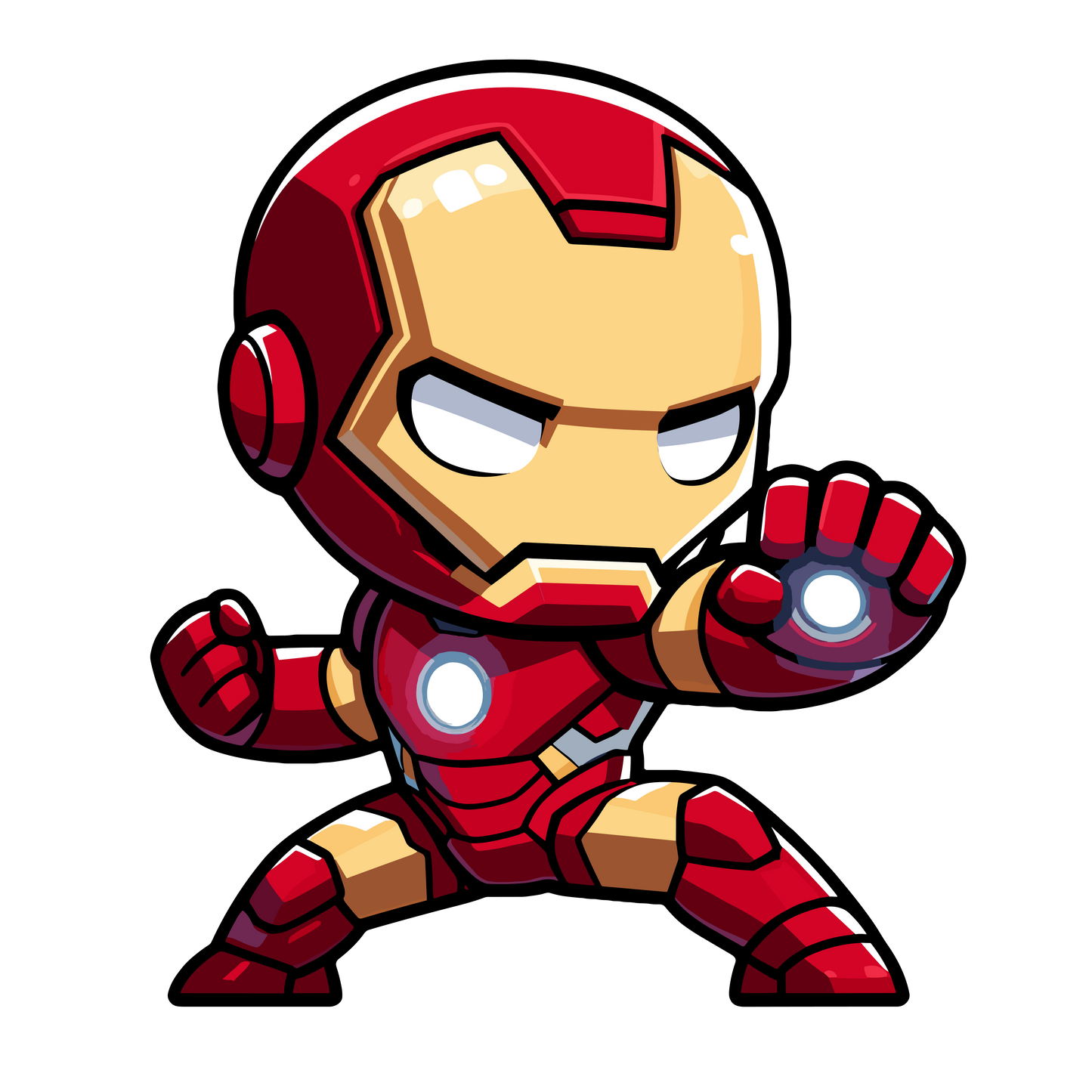 Chibi Marvel Comics Inspired Stickers