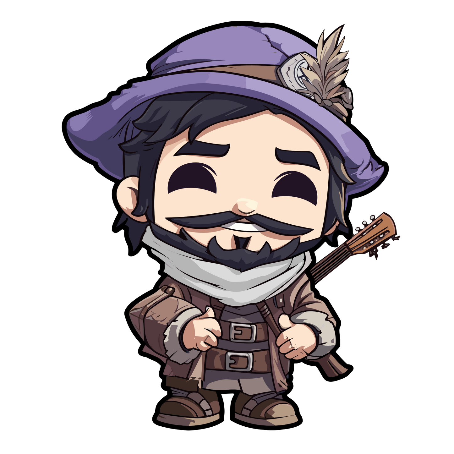 Chibi The Witcher Inspired Stickers