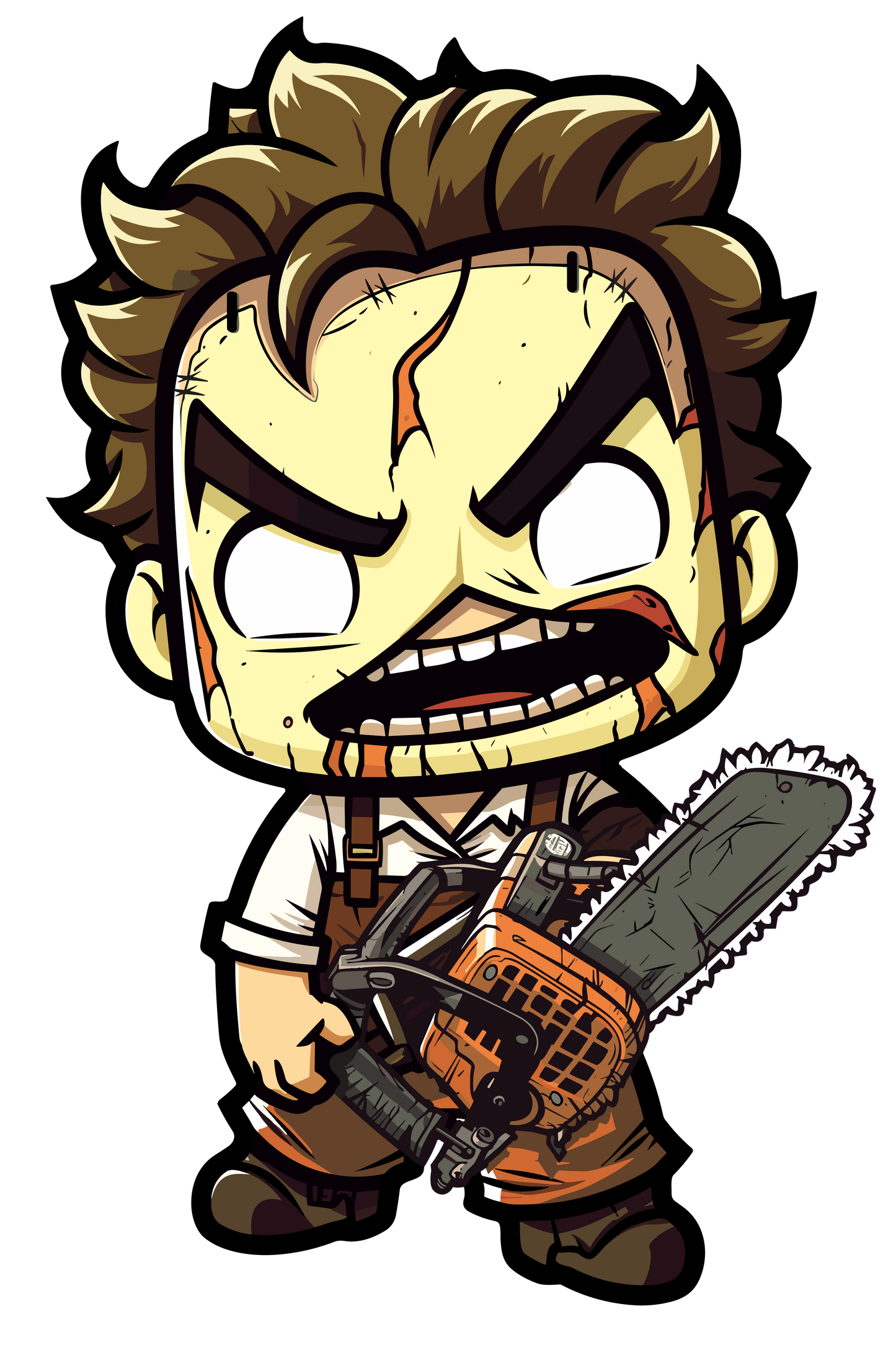 Chibi Horror Movie Killers Inspired Stickers