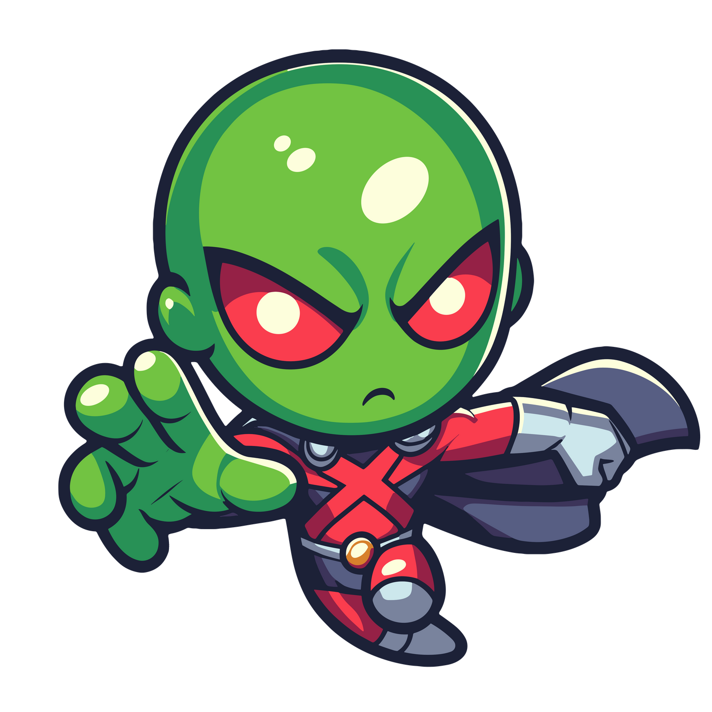 Chibi DC Comics Inspired Stickers
