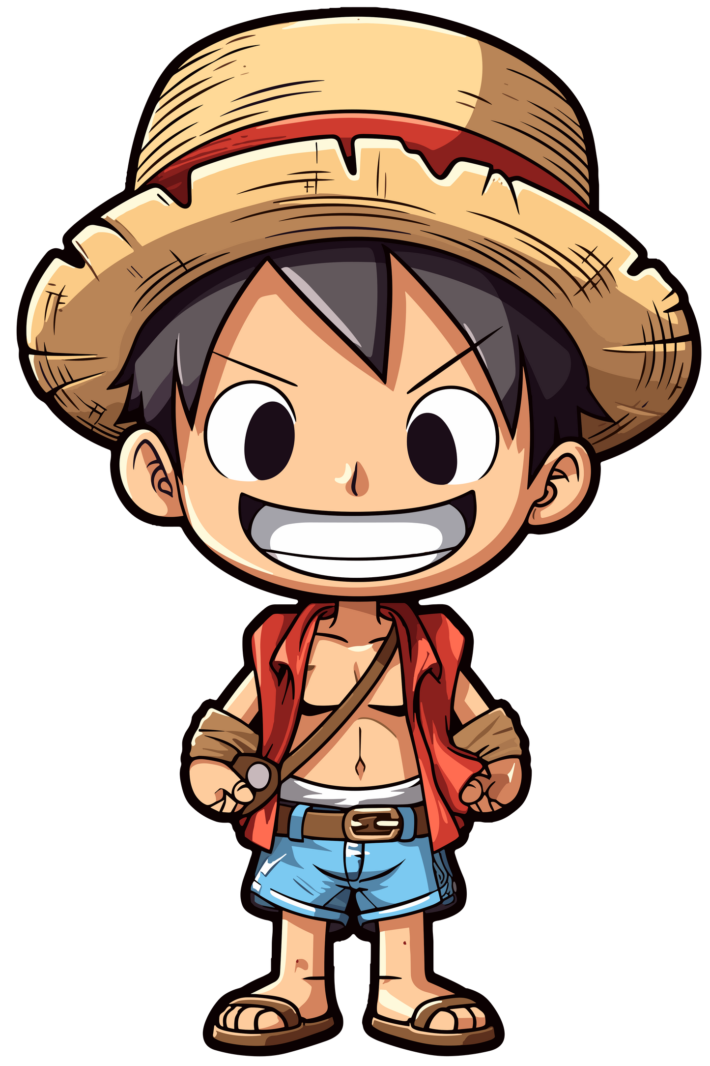 Chibi One Piece Inspired Stickers