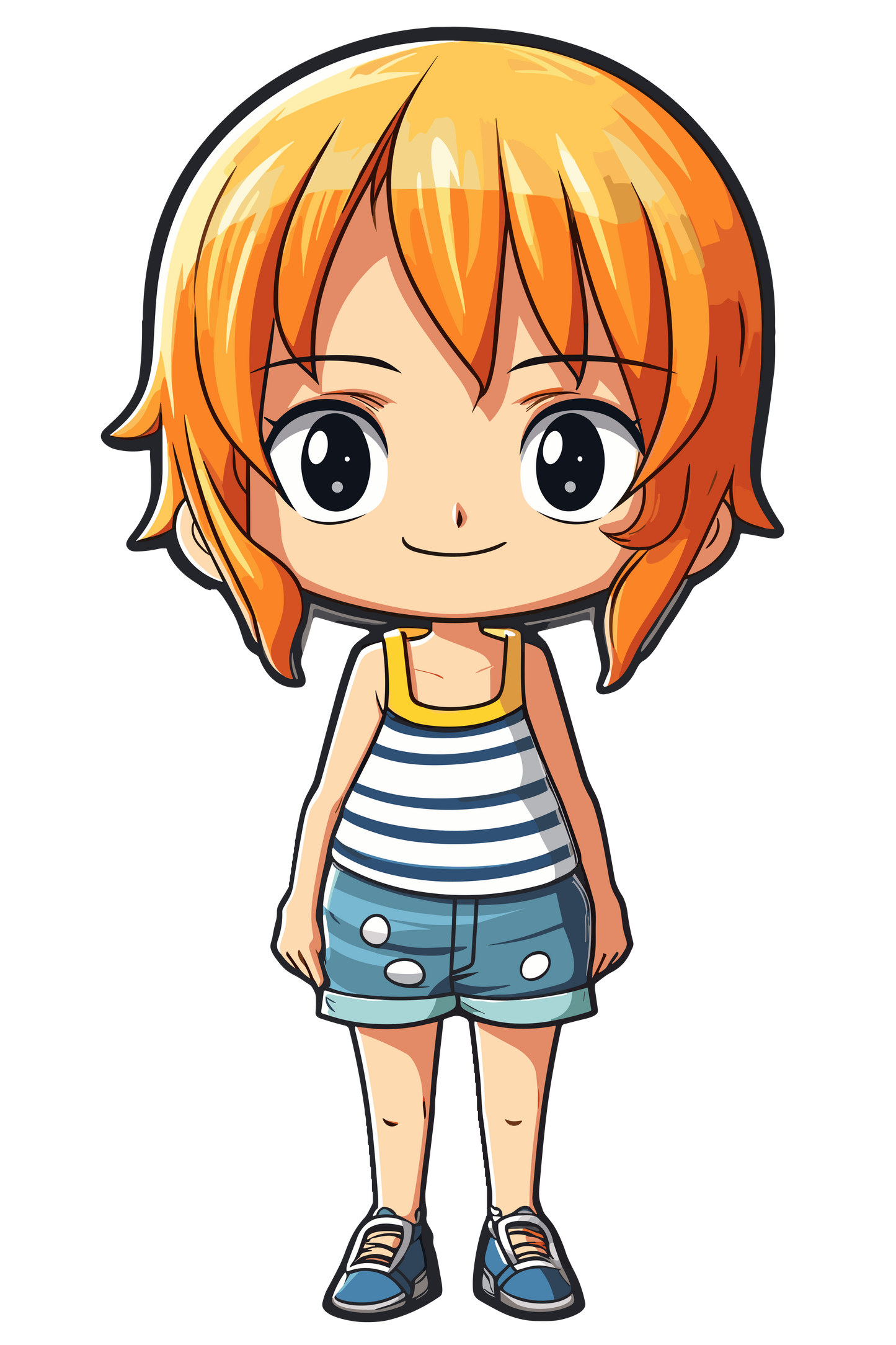 Chibi One Piece Inspired Stickers