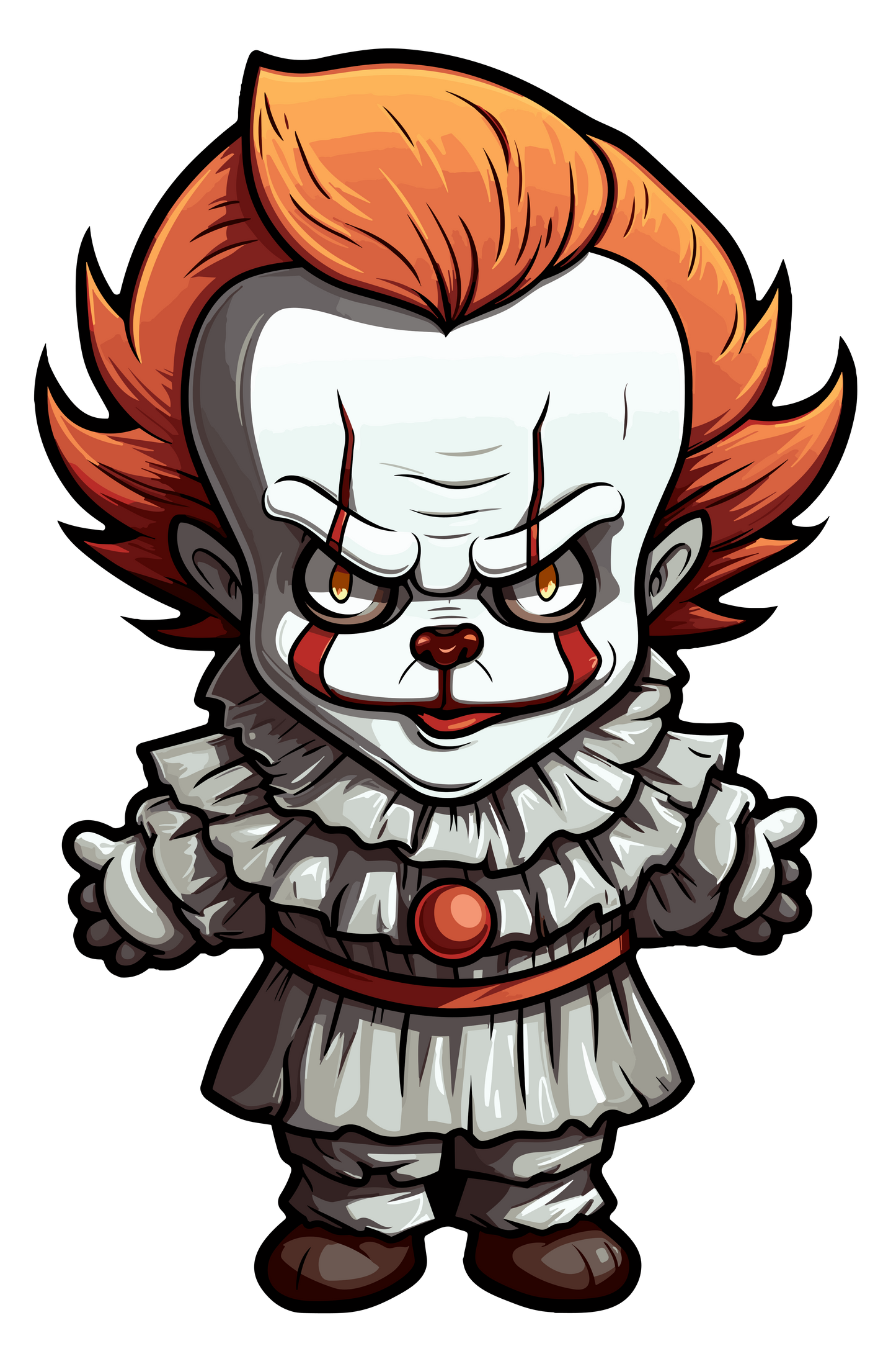 Chibi Horror Movie Killers Inspired Stickers