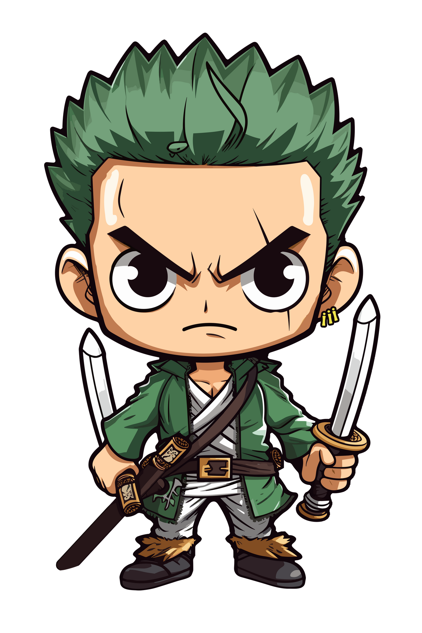 Chibi One Piece Inspired Stickers