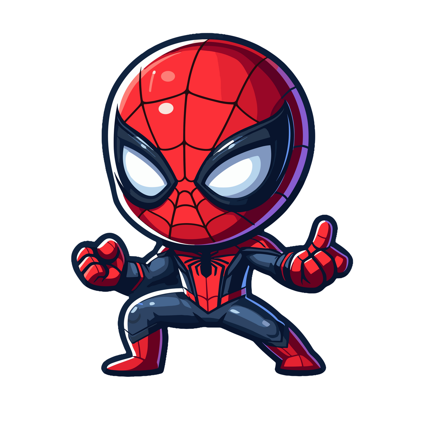 Chibi Marvel Comics Inspired Stickers