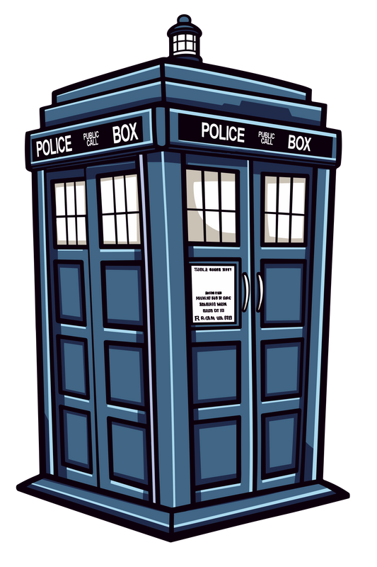 Chibi Doctor Who Inspired Stickers