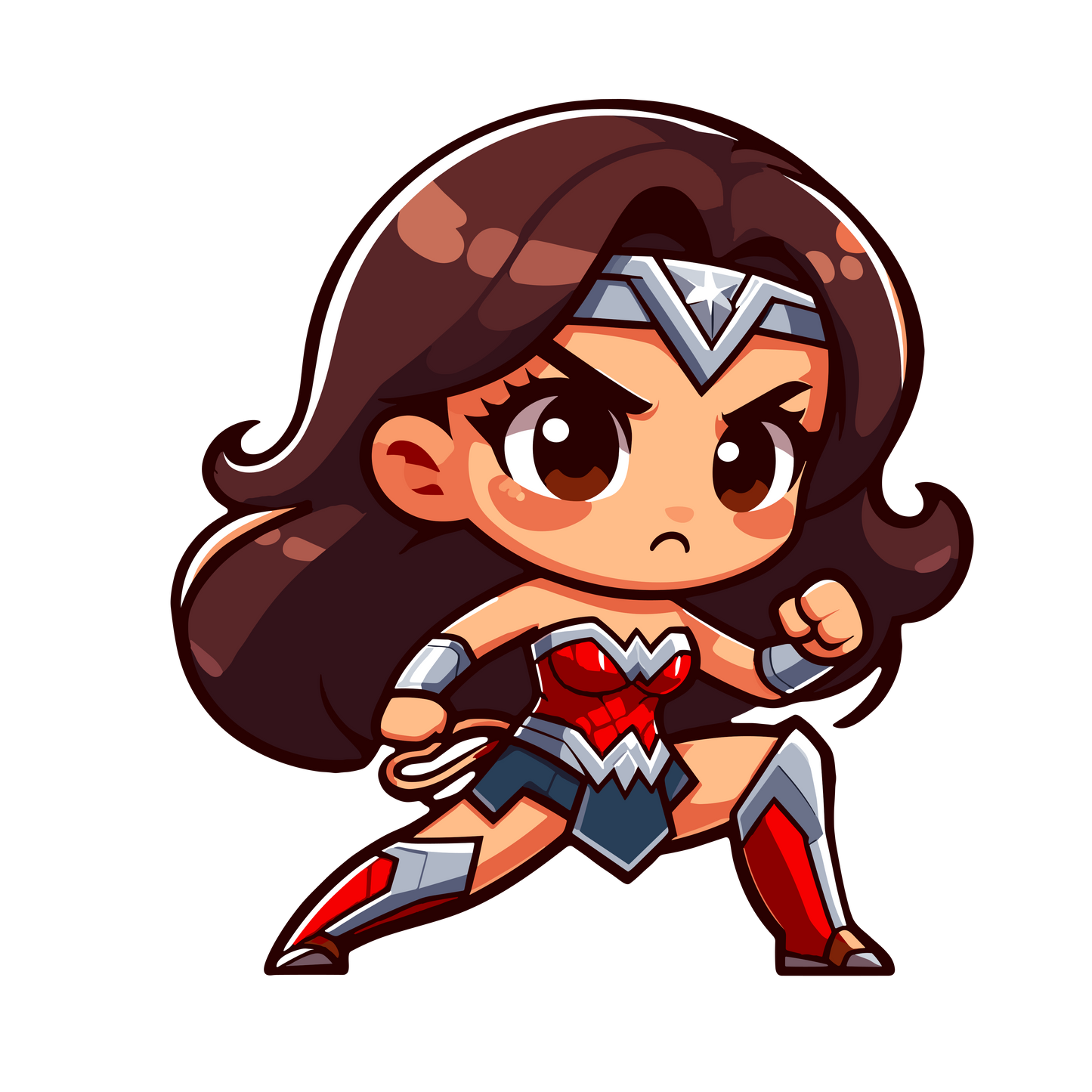 Chibi DC Comics Inspired Stickers