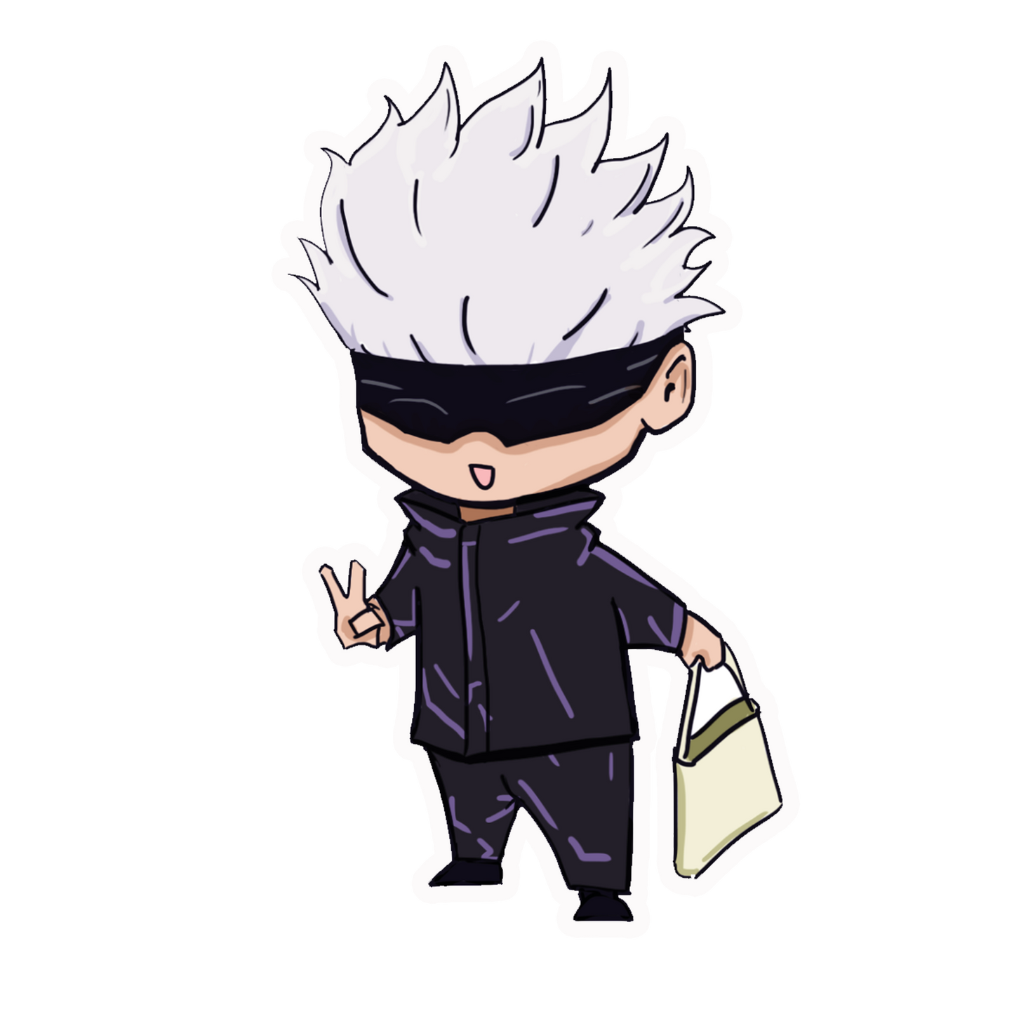Chibi Jujutsu Kaisen Inspired Stickers