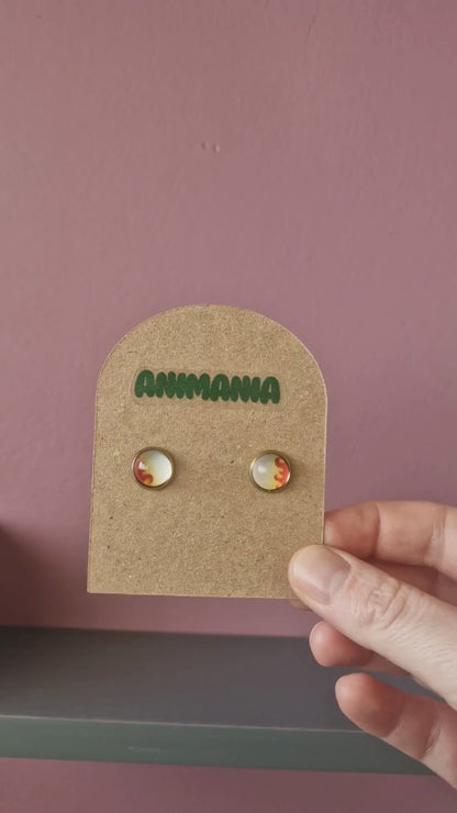 Demon Slayer Inspired Anime Stud Earrings